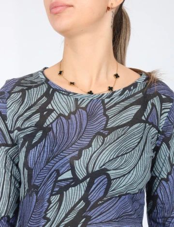 Bluza Zara, albastru Albastru