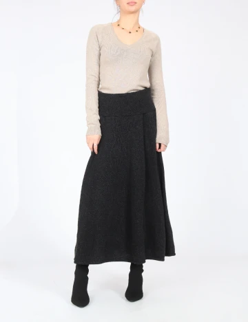 Fusta Zara, gri inchis