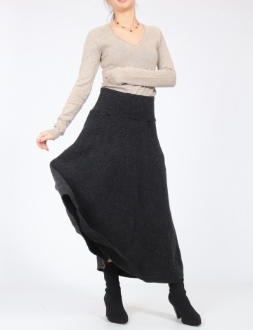 Fusta Zara, gri inchis