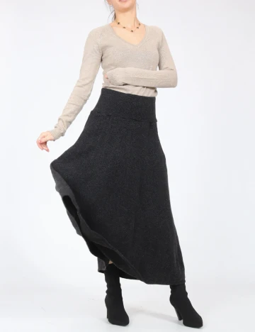 Fusta Zara, gri inchis