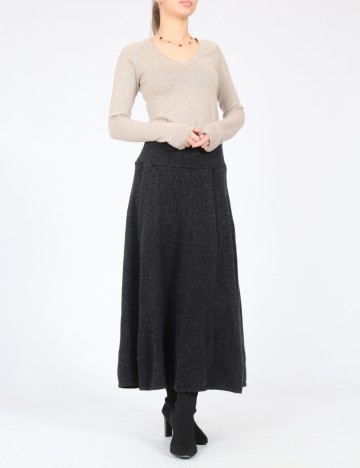 Fusta Zara, gri inchis