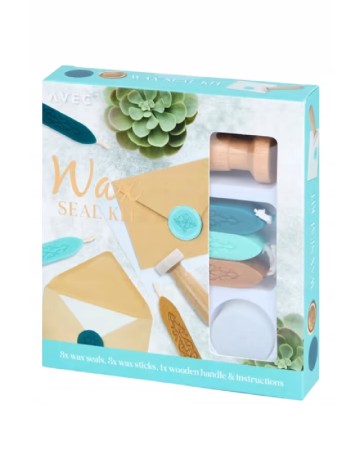 Kit de sigilare cu ceara pentru scrisori AVEC, mix culori