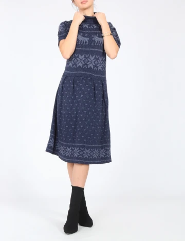 Rochie medie Zara, bleumarin