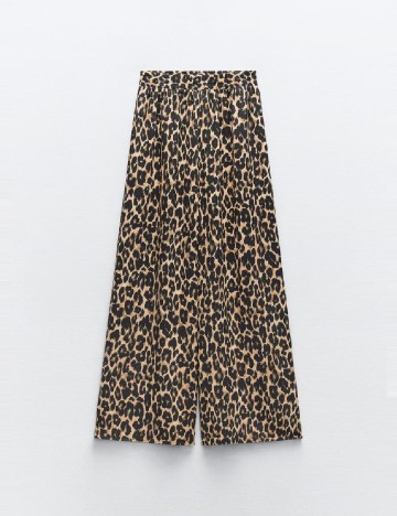 Pantaloni Zra, animal print