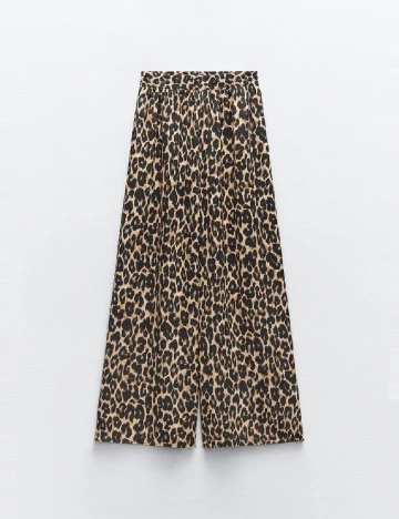 Pantaloni Zra, animal print