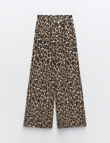 Pantaloni Zra, animal print