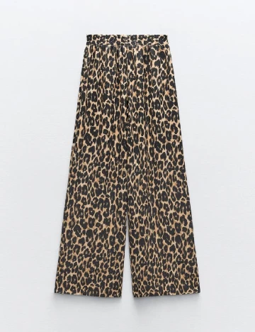 Pantaloni Zra, animal print