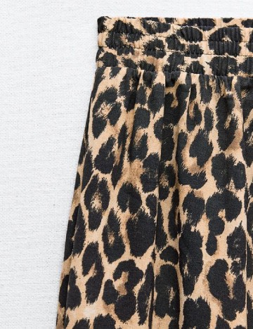 Pantaloni Zra, animal print
