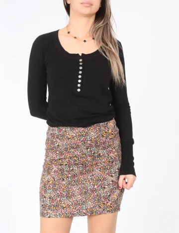 Fusta Bershka, floral print