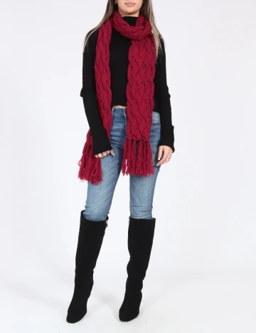 Fular Bershka, rosu Rosu