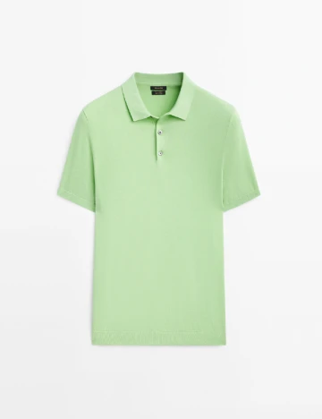 Tricou Massimo Dutti, verde Verde