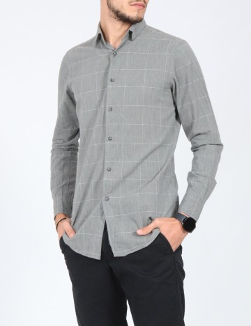 Camasa Massimo Dutti, gri