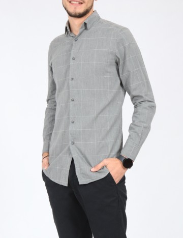 
						Camasa Massimo Dutti, gri