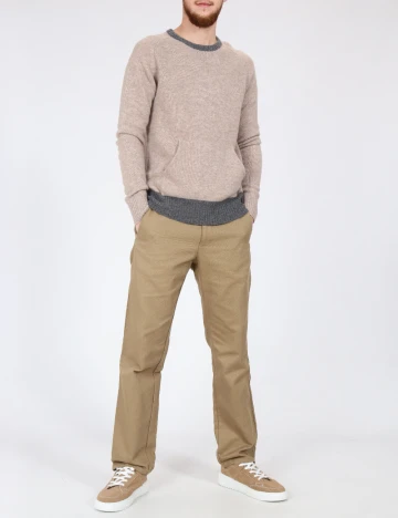 Pantaloni Zara, kaki Maro