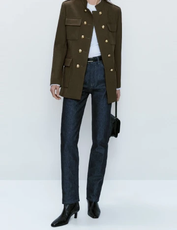 Jacheta Massimo Dutti, kaki