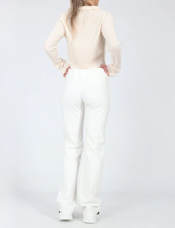 Pantaloni Bershka, alb