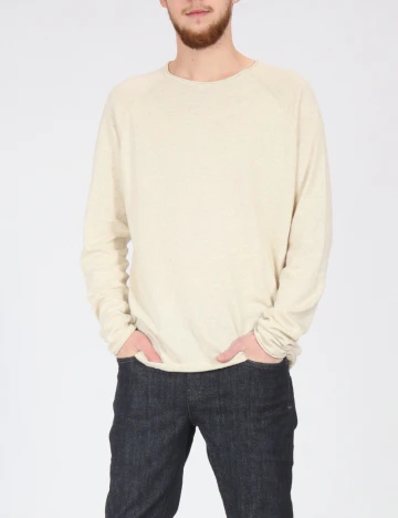 Bluza Bershka, crem Crem