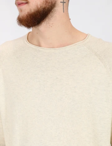 Bluza Bershka, crem Crem