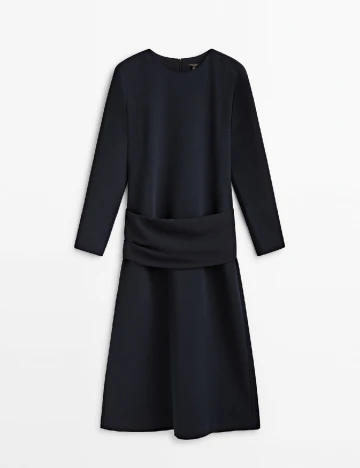 Rochie medie Massimo Dutti, bleumarin