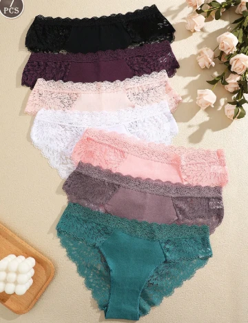 Set chiloti 7 bucati SHEIN, mix culori