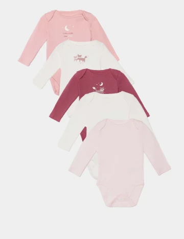 Set body 5 bucati Cool Club, mix culori Mix culori