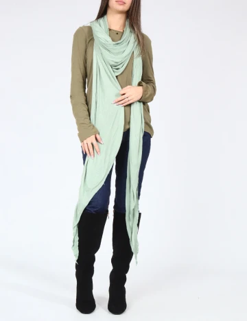 Esarfa Bershka, verde Verde