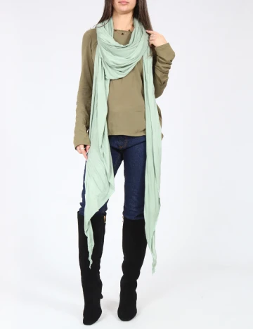 Esarfa Bershka, verde Verde