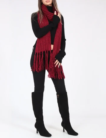 Fular Bershka, rosu Rosu