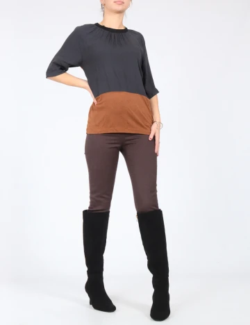 Bluza Zara, gri/maro Gri