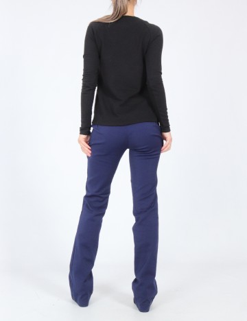 Bluza Zara, negru/albastru