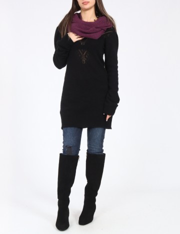 Fular Circular Bershka, mov