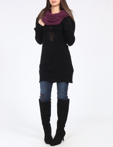 Fular Circular Bershka, mov