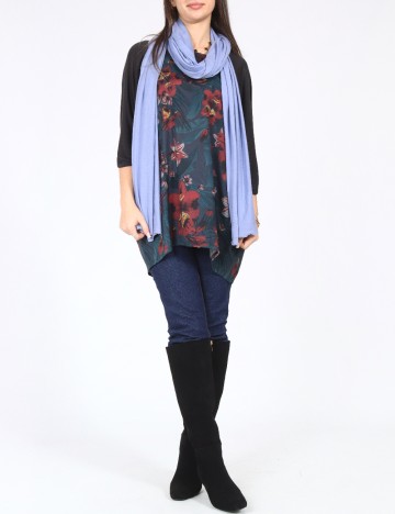 Esarfa Bershka, albastru