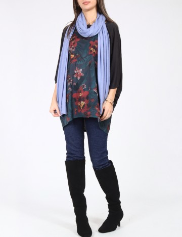 Esarfa Bershka, albastru