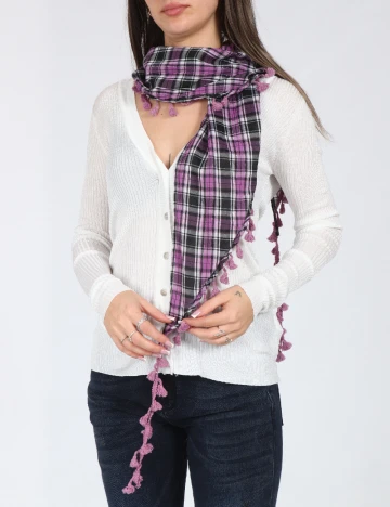 Esarfa Bershka, mov Mov