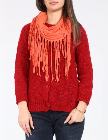 Esarfa circulara Bershka, portocaliu Portocaliu