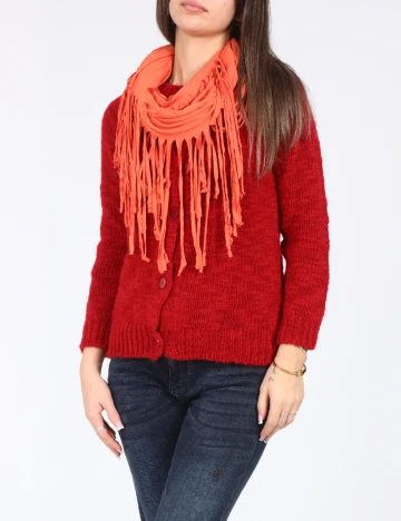 Esarfa circulara Bershka, portocaliu Portocaliu