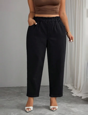 Blugi SHEIN CURVE, negru