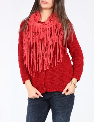 Esarfa circulara Bershka, roz Roz