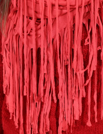 Esarfa circulara Bershka, roz Roz