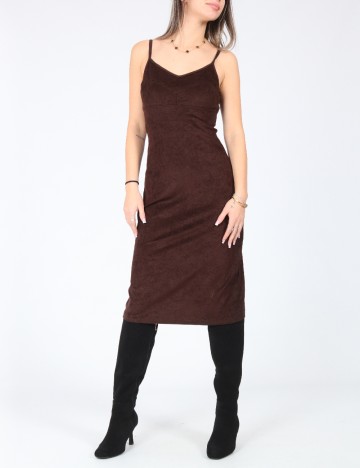 Rochie scurta Bershka, maro