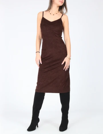 Rochie scurta Bershka, maro Maro