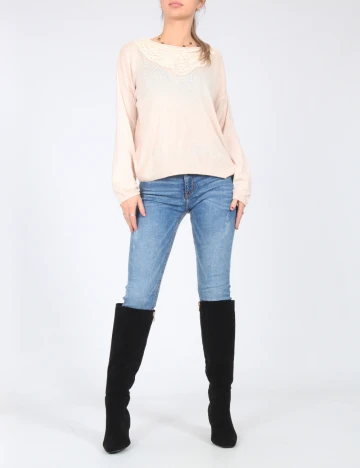 Cardigan Zara, roz pal