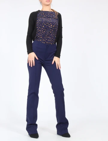 Pantaloni Zara, bleumarin