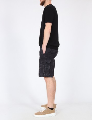 Pantaloni scurti Zara, negru