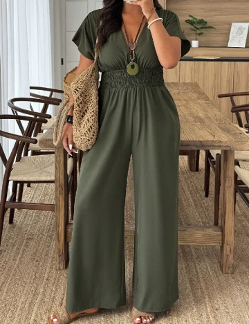 Salopeta SHEIN CURVE, verde