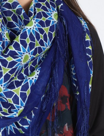 Esarfa Bershka, albastru