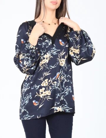 Bluza Zara, bleumarin Albastru