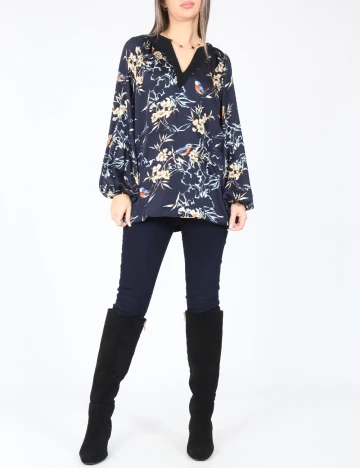 Bluza Zara, bleumarin Albastru