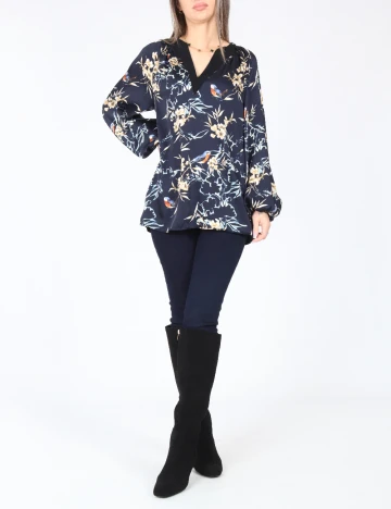 Bluza Zara, bleumarin Albastru